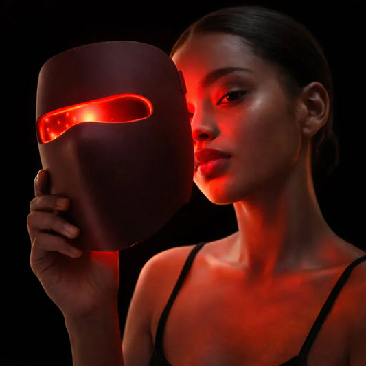 LED mask acne and wrinkles red light therapy guide