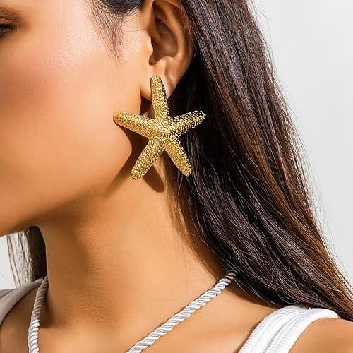 Beach Starfish Earrings