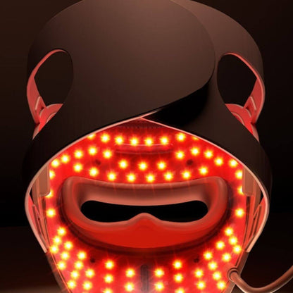 LED mask acne and wrinkles before after skin results