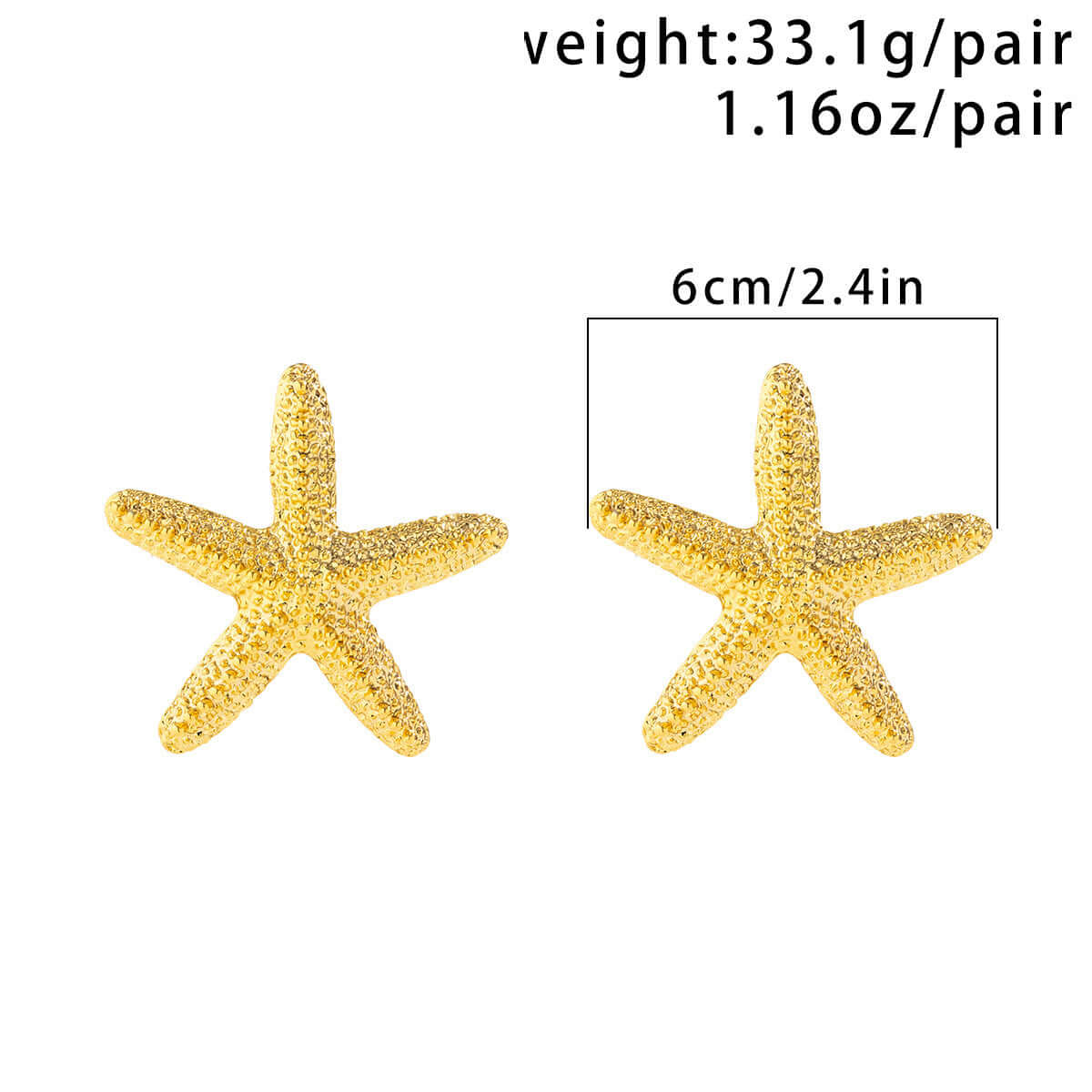 Beach Starfish Earrings