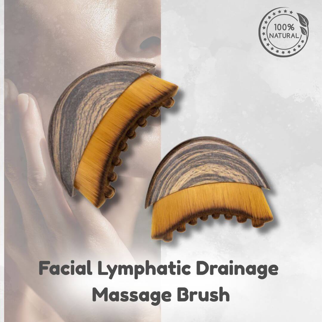 Facial Lymphatic Drainage Brush for detoxifying and sculpting your face, enhancing glow and reducing puffiness.